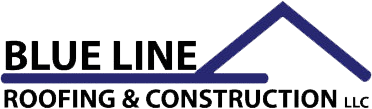 colored logo of Blue Line Roofing & Construction, LLC